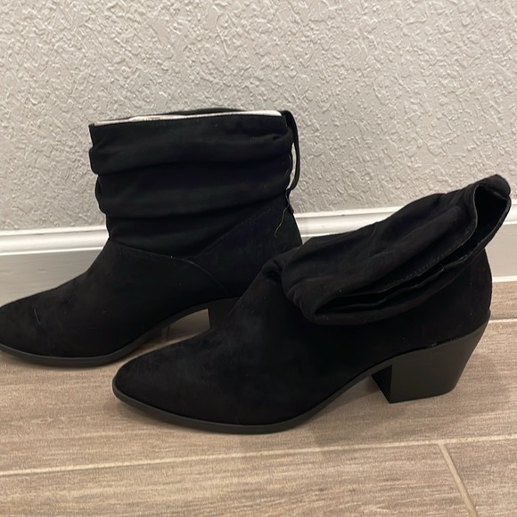 Just Fab Wild Country Booties Black SZ 9 - Picture 3 of 8